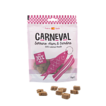 Carneval Trainingssnoepjes Serranoham & Sardine 75 g