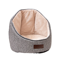 Great&Small Snuggle & Snooze Hooded Cat Bed 38 x 40 cm Grey