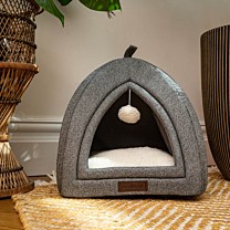 Great&Small Snuggle & Snooze Igloo Cat Bed 42 x 45 cm Grey