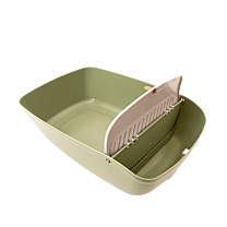 Great&Small Litter Tray with Storage Compartment Green