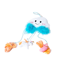 Little&Lively Kattenspeelgoed Fluffy Deurhanger 20 x 52 cm