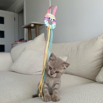 Little&Lively Kattenspeelgoed Easy Play Verzwaard Hangspeeltje Konijntje