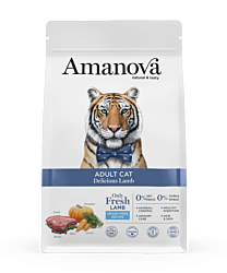 Amanova Dry Cat Food Adult Delicious Lamb