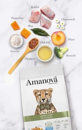 Amanova Kattenbrokken Adult Divine Konijn 1,5 kg