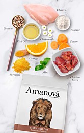 Amanova Dry Cat Food Sterilised Exquisite Chicken