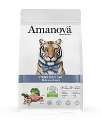 Amanova Dry Cat Food Sterilised Delicious Lamb