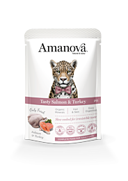 Amanova Nat Kattenvoer Adult Tasty Zalm & Kalkoen 85 g