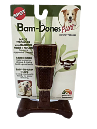 Spot Bam-Bones Dog Chew Toy Easy Grip Bison