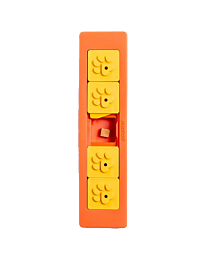 Pawzler Hondenpuzzel Zhu Pawzle Oranje 1 stuk 24 cm
