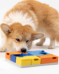 Pawzler Hondenpuzzel Denkspel Regenboog Set 24 cm