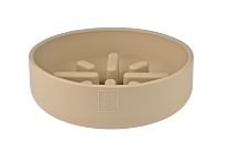 51DN Sili Slow Feeder Dog Bowl Sand