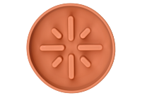 51DN Sili Slow Feeder Dog Bowl Terracotta