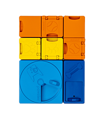 Pawzler Hondenpuzzel Denkspel Regenboog Set 24 cm