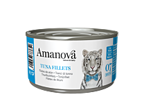 Amanova Nat Kattenvoer Tonijnfilets Bouillon 70 g