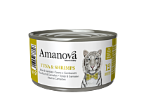 Amanova Wet Cat Food Tuna & Shrimps Broth 70 g