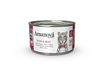 Amanova Nat Kattenvoer Tonijn & Rund Bouillon 70 g