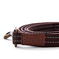 Great&Small Country Verstelbare Leiband 2,3 m Walnoot