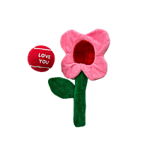 Great&Small Dog Toy Puppy Love Flower with Ball 20 cm