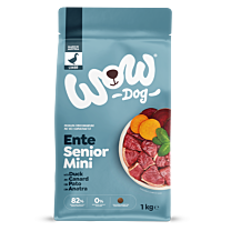 WOW Dry Dog Food Senior Mini Duck 1 kg