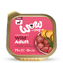 WOW Wet Dog Food Adult Game 150 g