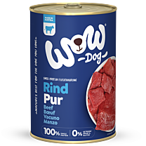 WOW Nat Hondenvoer Adult Puur Rund 400 g