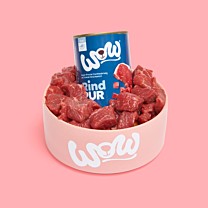 WOW Nat Hondenvoer Adult Puur Rund 400 g