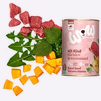 WOW Wet Dog Food Junior Beef
