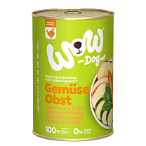WOW Nat Hondenvoer Adult Puur Groenten & Fruit 400 g