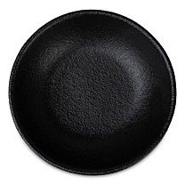 District 70 Wabi Sabi Ceramic Cat Bowl Japandi Style 400 ml Black