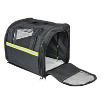 Dog Bike Bag for Rear Rack Black