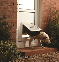 Petsafe Staywell® Original Hondenluik met 2 Sluitposities L Wit 38,3 x 45,4 cm