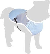 Flamingo Frozen Koeljas Blauw & Grijs L 40 cm