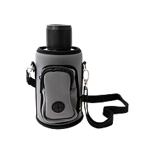 Great&Small Active Travel 3-in-1 Drinkfles en Draagtas Grijs 20 x 9 cm