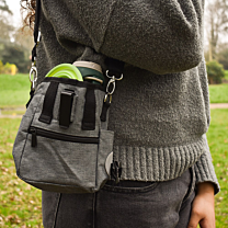 Great & Small Active Travel & Dog Training Bag Grey 19 x 17 cm