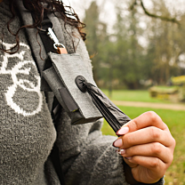 Great & Small Active Poop Bag Holder Grey
