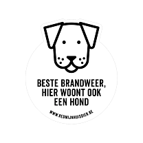 Red Mijn Huisdier Sticker 1 Dog NL