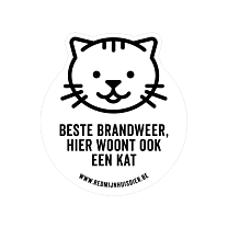 Red Mijn Huisdier Sticker 1 Cat NL