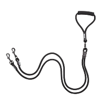 Rebel Petz Adjustable Dubble Lead Dog L 140 cm, Ø 12 mm