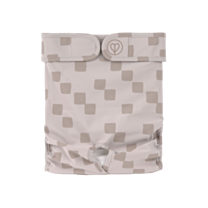 Palopa Glan Wasbare Hondenluier Dambord Taupe L