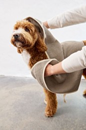 Palopa Nobs Dog Towel Taupe M 70 x 130 cm