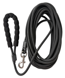 Petlando Trekking Training Leash with Handle 10 m Black