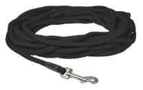 Petlando Weavers Training Leash Round 10 m Black