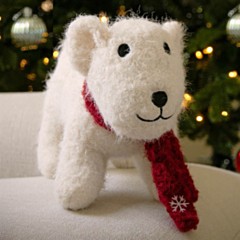 Great&Small Dog Toy Cosy Winter Wishes Polar Bear 27 cm