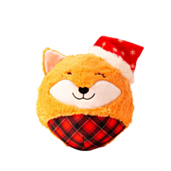 Great&Small Dog Toy Christmas Fluffy Fox 17 cm