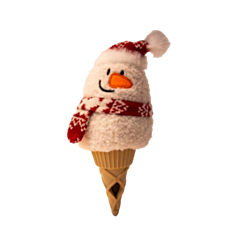 Great&Small Dog Toy Christmas Snowman Cone 24 cm