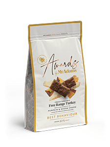 McAdams Hondensnacks 'Best Behaviour' Bio Kalkoen met Pompoen & Kaas 150 g