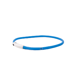 Great&Small Glow LED Rechargeable Dog Collar Blue