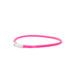 Great&Small Glow LED Rechargeable Dog Collar Pink