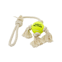 Great&Small Hondenspeelgoed Tennisbal aan Touw 46 cm