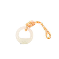 Great&Small Dog Toy Glow in the Dark Ring & Rope 20 cm